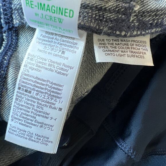 J.Crew Factory Women's Maternity Jeans Size 26 Denim Blue - Picture 8 of 12